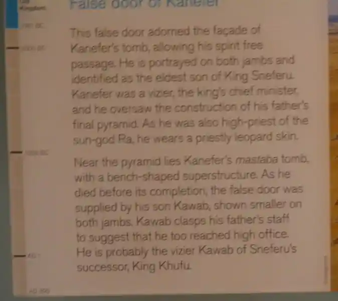 False door of Kanefer